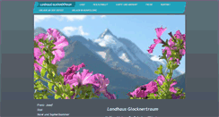 Desktop Screenshot of glocknertraum.at